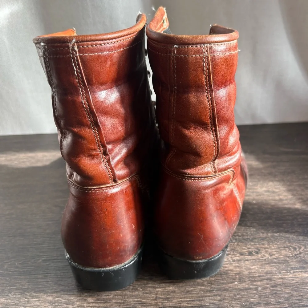 Vintage J Chisholm Packer Ranch Boots 74990 Size US 8 Men’s - Picture 5 of 12